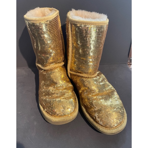 UGG Shoes - Ugg Women’s Gold Shiny Boots